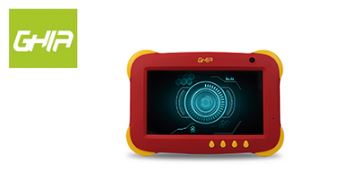 TABLET GHIA 7 KIDS/QUADCORE/1GB/8GB/2CAM/WIFI/ANDROID 8.1 GO/ROJA